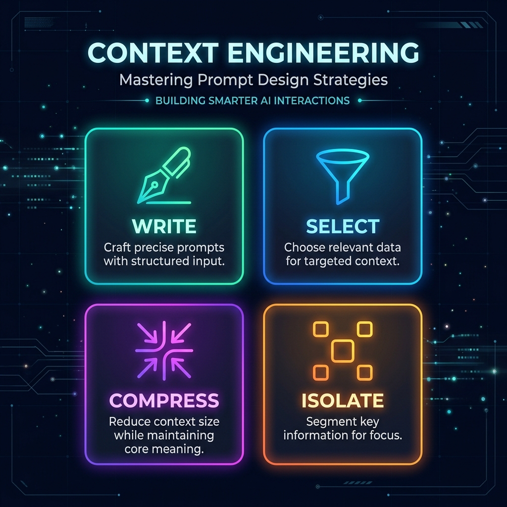 Context Engineering: Write, Select, Compress, Isolate