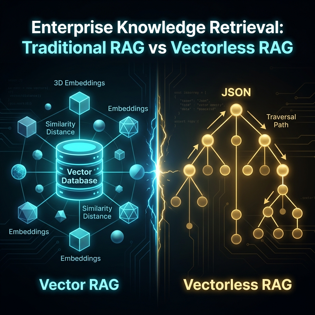 Enterprise Knowledge Retrieval: Traditional RAG vs. Vectorless RAG — Part 3