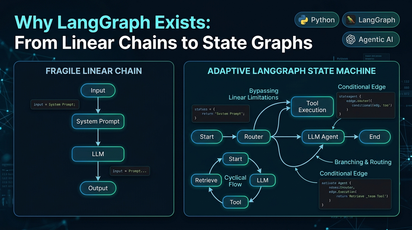 Why LangGraph Exists (And Why Not Something Simpler)