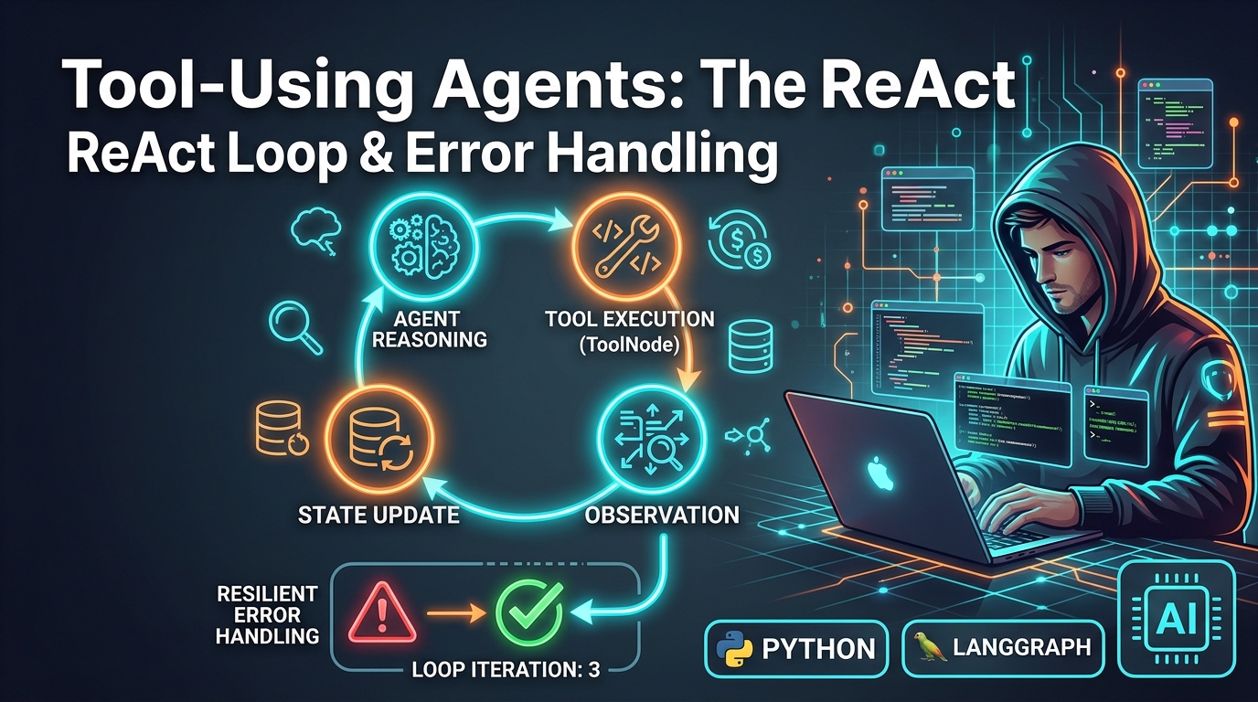 Building Tool-Using Agents: The ReAct Loop, and Why It Beats a Hardcoded Sequence