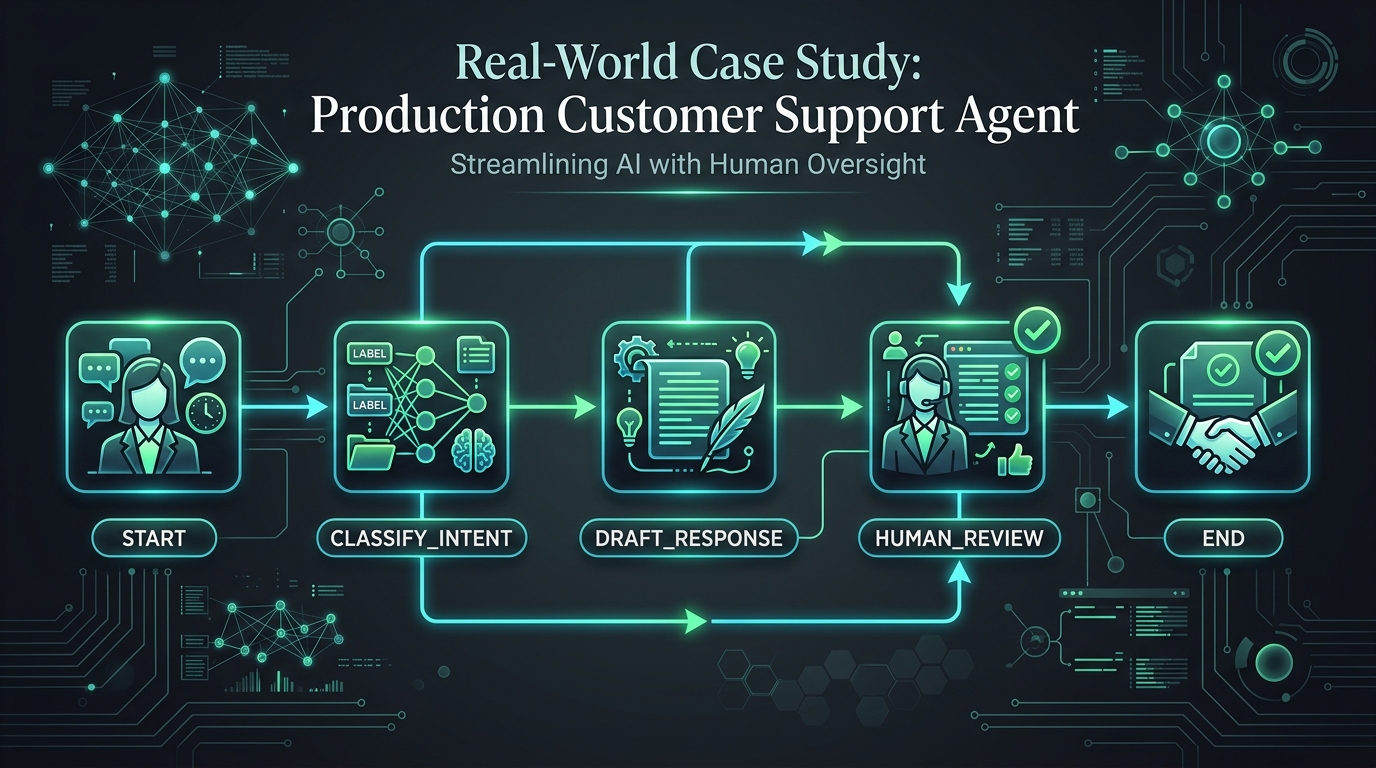 Real-World LangGraph: A Production Customer Support Triage Agent