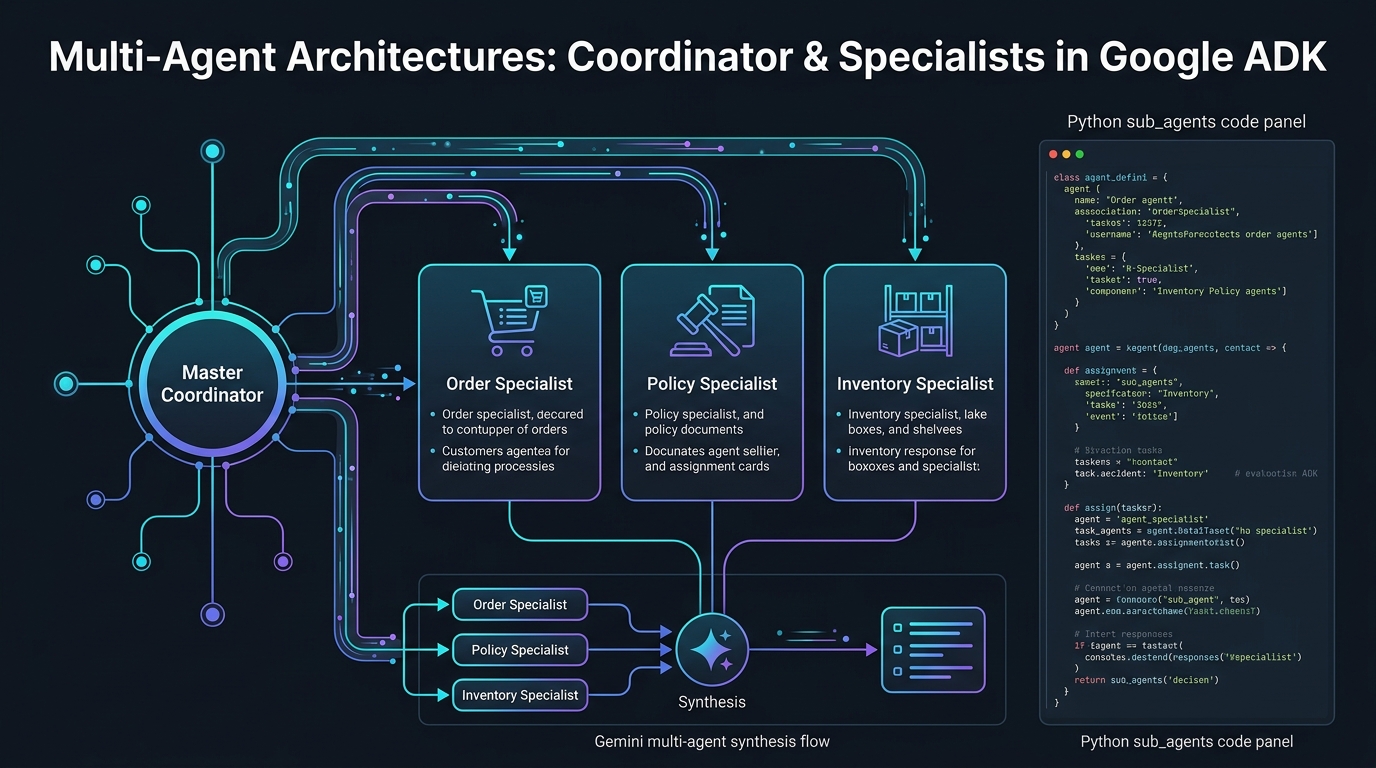 Multi-Agent by Design: Coordinator and Specialist Sub-Agents