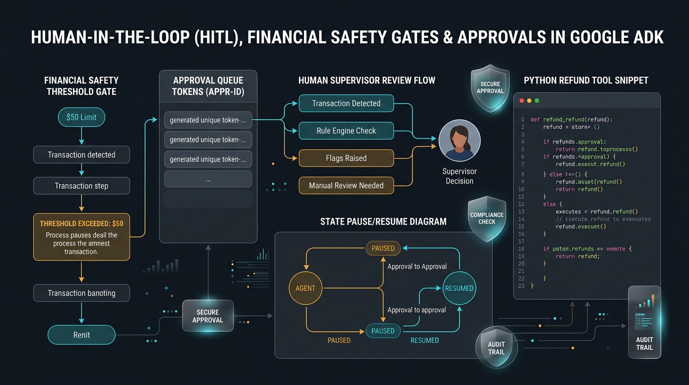 Human-in-the-Loop: Pausing for Approval on High-Stakes Actions
