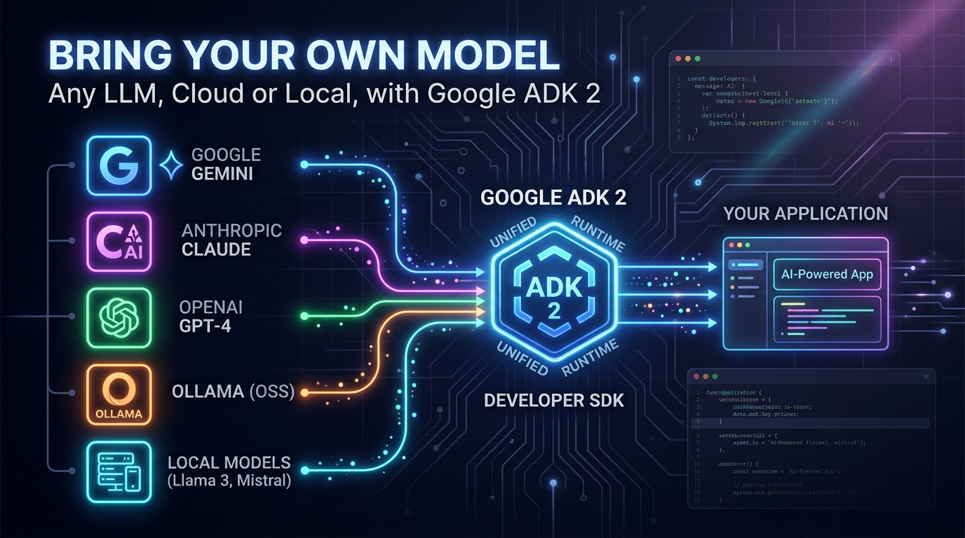 Bonus: Bring Your Own Model — Any LLM, Cloud or Local, with ADK 2